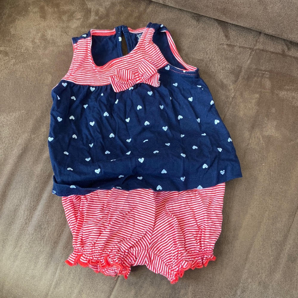 Carters 4th of July set; size 6M